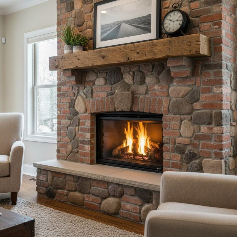Benefits Of Brick And Stone Non-Gas Fireplaces For Homes