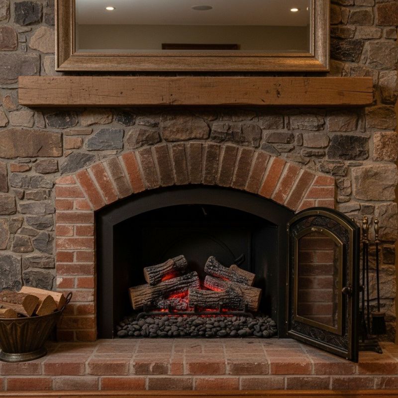 Benefits Of Brick And Stone Non-Gas Fireplaces For Homes