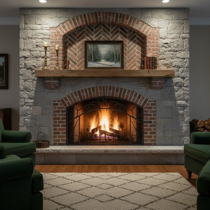 Benefits Of Brick And Stone Non-Gas Fireplaces For Homes
