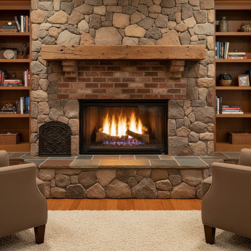 Benefits Of Brick And Stone Non-Gas Fireplaces For Homes