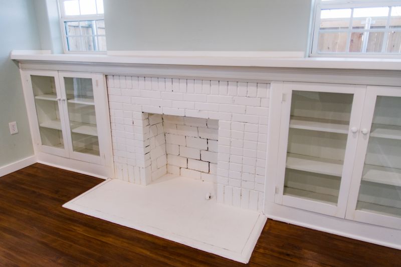 Brick Fireplace Installation