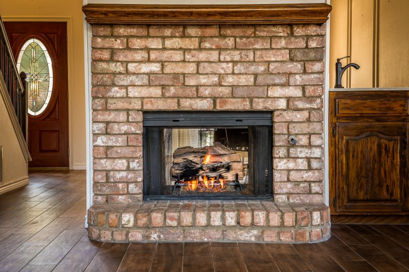 Brick Fireplace Design Options