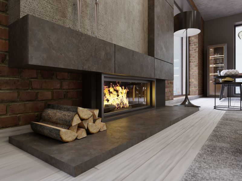 Brick Vs. Stone Finishes For Wood-Burning Fireplaces